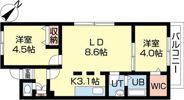 ラコーザ豊平WESTの間取り画像