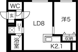 アズールVIIの間取り画像