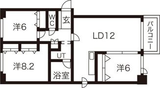 トレス マデラの間取り画像