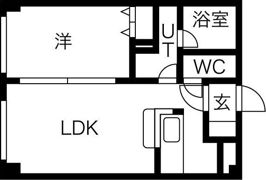 アムール東札幌の間取り画像