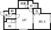 LEE Village北28条の間取り画像