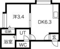 フラットJ発寒南の間取り画像