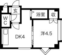 SERAM BLD北大通の間取り画像