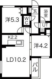 ブランシャール栄町FORESTの間取り画像