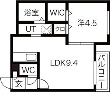 ルーク南4条の間取り画像