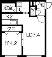 Ciliegio南郷（シリエージョ南郷）の間取り画像
