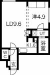 カーサフェリーチェ医大前の間取り画像