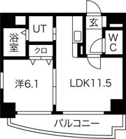 SEIRA東札幌の間取り画像