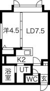アルファスクエア元町の間取り画像