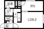 ブリス新さっぽろの間取り画像