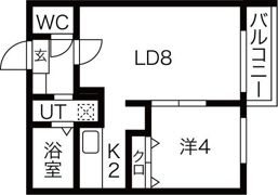 ラフィーネ澄川の間取り画像
