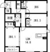サニー山鼻の間取り画像
