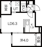 シティレジデンス北6条の間取り画像