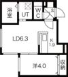 シティレジデンス北6条の間取り画像