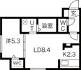 BREEZE南11条の間取り画像
