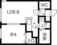 Burano学園前（ブラーノ）の間取り画像