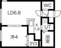 Burano学園前（ブラーノ）の間取り画像