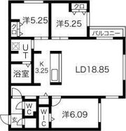 コローレ山鼻の間取り画像