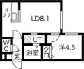 Paltir N32（パルティール エヌ32）の間取り画像