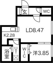 クラス南郷の間取り画像