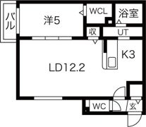 COSMOS（コスモス）の間取り画像