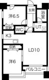 ノヴァ大通の間取り画像