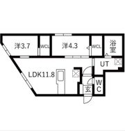 ラグランジュ円山の間取り画像