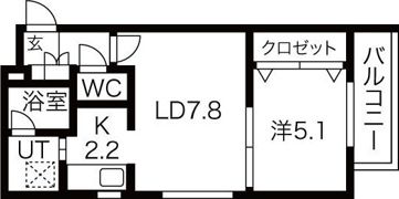 ヴェリテ円山神宮の間取り画像