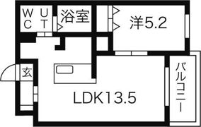 ポラリス美園の間取り画像