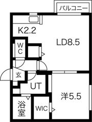 ボヌール豊平の間取り画像
