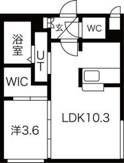 Libra南5条の間取り画像