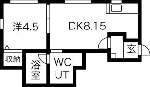 J‘sCOURT東札幌の間取り画像