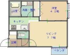 ルーチェ厚別の間取り画像
