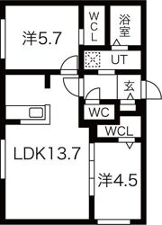 Lien新さっぽろの間取り画像