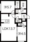 Lien新さっぽろの間取り画像