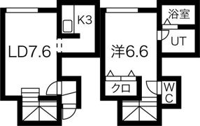オカップVの間取り画像
