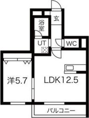 ciliegio円山（シリエージョ円山）の間取り画像