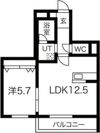 ciliegio円山（シリエージョ円山）の間取り画像