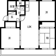 澄川コーポの間取り画像
