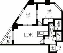 クレールエスポワールの間取り画像