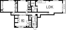 コーポラス東豊の間取り画像