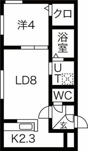 Podio西町の間取り画像