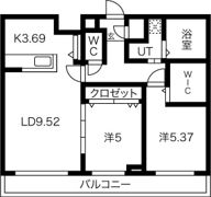 リヴィエールS22の間取り画像