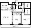 リヴィエールS22の間取り画像