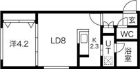 Laviere 15・6 （ラヴィエール15・6）の間取り画像