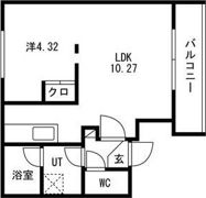 パラッツオ中の島 （PARAZZO）の間取り画像