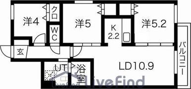 Four Seasons 福住（フォーシーズンフクズミ）の間取り画像