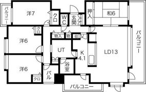 クリオ大谷地壱番館の間取り画像