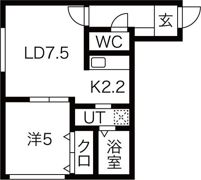 クラリス豊平IIの間取り画像