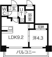 ロイスガーデン山鼻の間取り画像